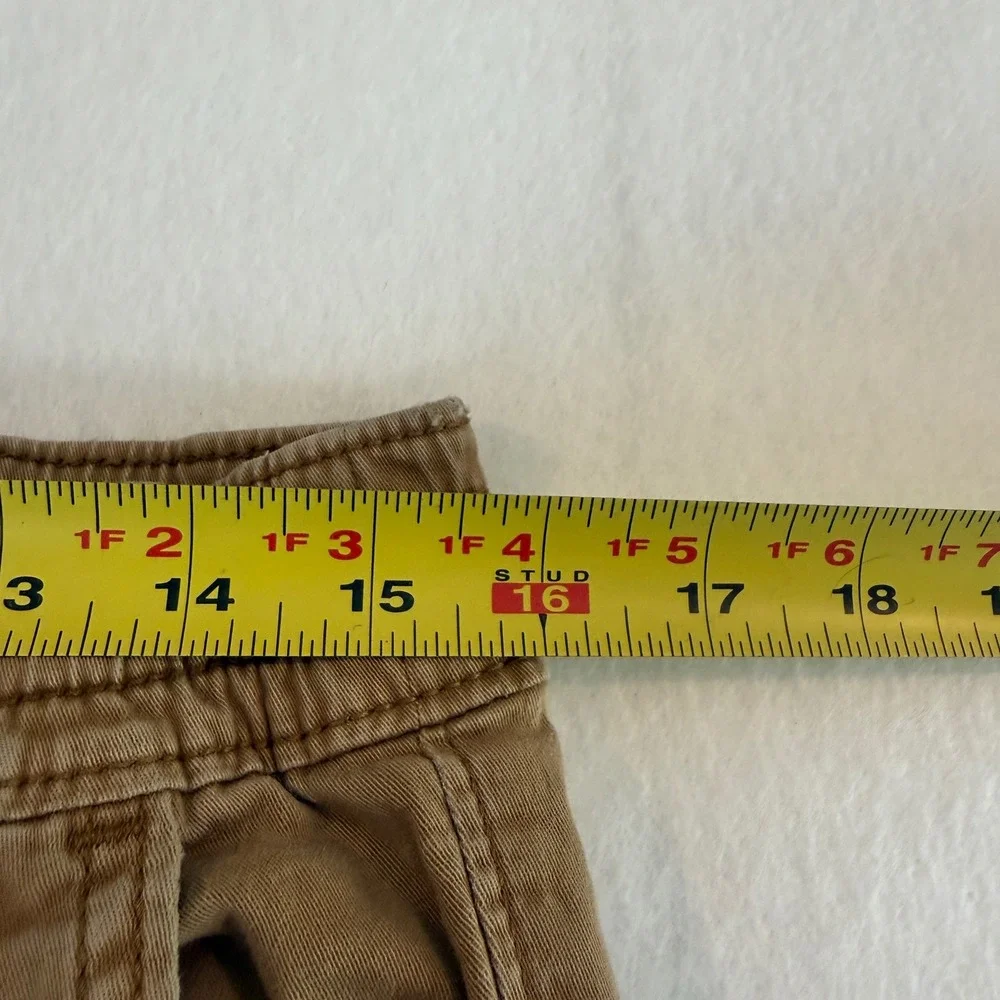 Hollister Skinny Tapered Jogger Elastic Drawstring Mens‎ Medium Brown